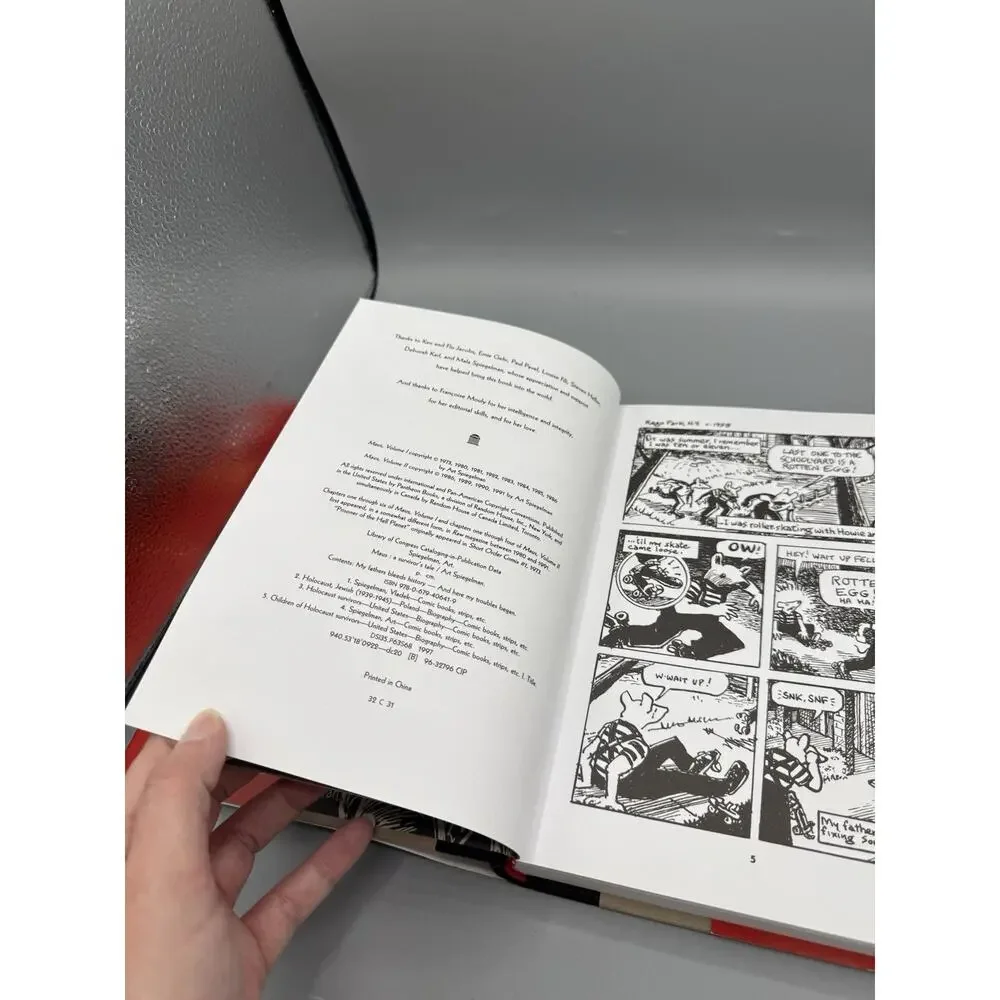 The Complete Maus Hardcover Art Spiegelman Pulitzer Graphic Novel Pantheon